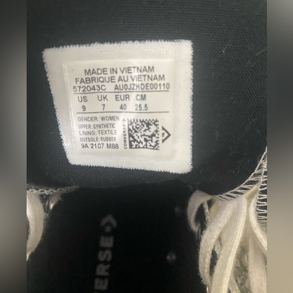 Converse Glitter Leopard Spot, Women’s Size 9 - Picture 6 of 9